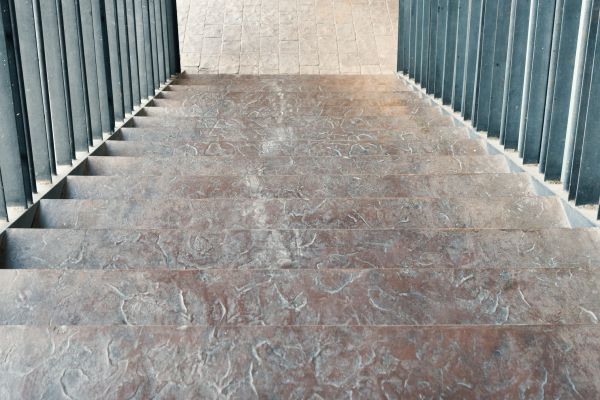 Concrete Stair Stamping in Port Angeles