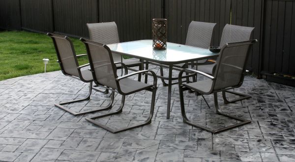 Porch Stamping in Port Angeles